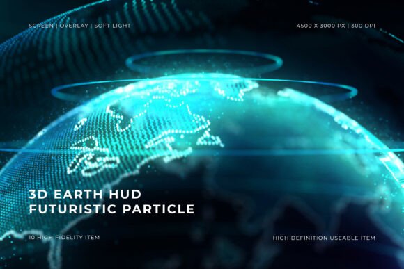 3D Earth HUD Futuristic Particle: A Designer's Toolkit for Sci-Fi Visuals
