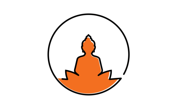 Animated Buddha in the Circle Animation: Elevate Your Design