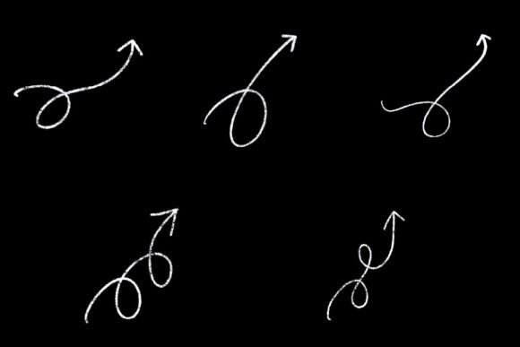 Animated Hand-Drawn Doodle Arrows: Dynamic Visual Direction