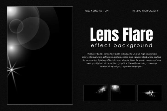 Elevate Your Visuals with Cinematic Lens Flare Effect Backgrounds