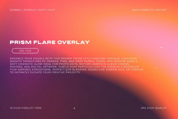 Elevate Your Visuals with Prism Flare Overlay Effects
