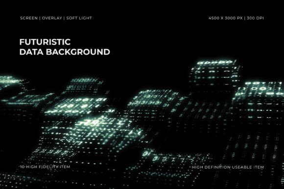 Futuristic Data Background: Defining Digital Aesthetics