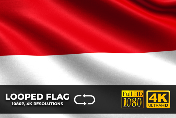 Monaco Looping Flag 4K Resolution: Elevate Your Visual Projects