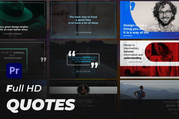 Quote Master HD | Premiere Pro: Bringing Words to Life