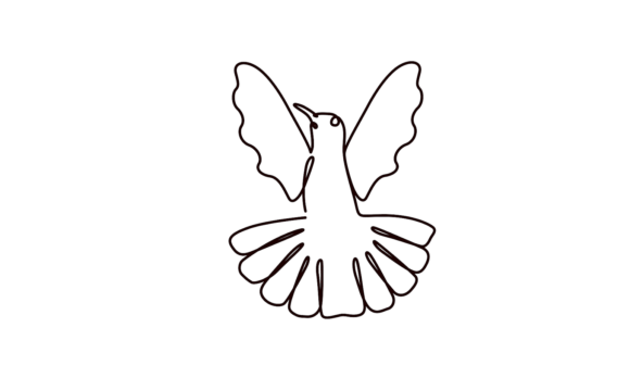 The Grace of Motion: Bird Continuous Line Art Animation