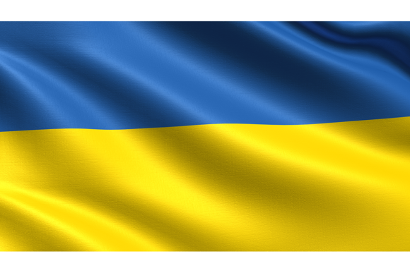 The Visual Power of Ukraine Flag Waving Fabric Textures