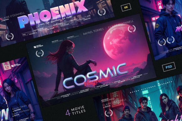 Unlock 80s Style Movie Titles for Epic Retro Design